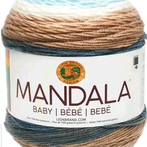 Lion Brand Yarn Mandala Baby-Wishing Well - 3 Pack